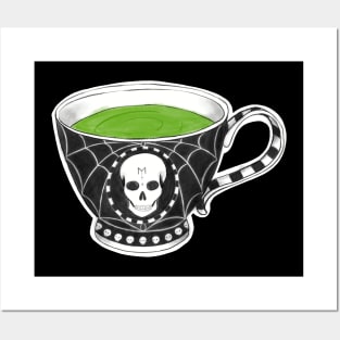 Gothic Tea Cup Posters and Art